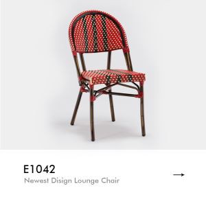 Francuskie krzesło bistro w stylu bambusa